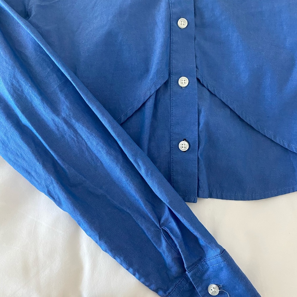 Jonathan Simkhai Cropped Button Down - image 3